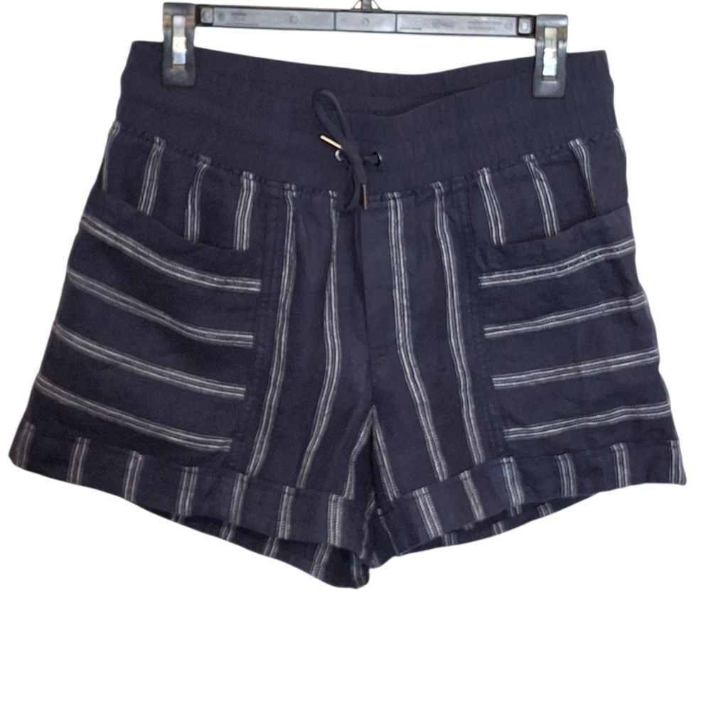Athleta Cabo Linen Shorts Sz 6